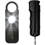 Police Magnum Personal Safety Alarm Siren & Flip Top Pepper Spray Combo- Black. Fixed Price $28.99.