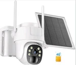 Kkb 4g Lte Solar Security Camera Outdoor, 2k Hd, Sim Card, Color Night Vision. Fixed Price $38.00.