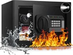 1.2 Cubic Feet Small Fire Safe Box For Home, Fireproof Lock Box, Security Money. Fixed Price $229.72.