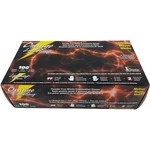 Orange Lightning Nitrile Gloves Medium 6 Mil Powder Free Strech Textured Box 100. Fixed Price $22.95.