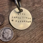 1995 Range Rover Defender Solid Brass Key Fob 95. Fixed Price $19.95.