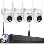 Jennov Wireless Home Security Camera System Outdoor Wifi Audio 5mp Nvr Recording. Fixed Price $209.99.