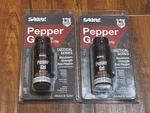 Lot Of (2) Sabre Max Strength Pepper Gel Uv Spray 1.8 Oz. 51g With Belt Clip. Fixed Price $35.00.