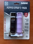Sabre Hc-23oc-2 Pepper Spray .54 Oz - Black/lavender, Pack Of 2. Fixed Price $15.45.