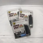 Guard Dog Security Pepper Spray & Training Kit - New Sealed Lot Of 3. Fixed Price $30.00.