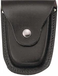 Black Deluxe Leather Handcuff Case With Snap Closure Rothco (10081). Fixed Price $18.99.