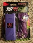 Fightsense Heavy Duty Stun Gun & Pepper Spray Combo Self Defense. Fixed Price $14.85.
