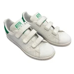 Adidas Stan Smith Sneakers Mens 8.5 White Green Fx5509 Hook And Loop Straps. Fixed Price $24.50.