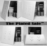 The Plated Safe Hidden Wall Secret Stash Disguised Outlet Plug. Fixed Price $24.99.