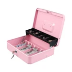 Xydled Cash Box With Money Tray And Key Lock,tiered, Cantilever Design,4 Bill.... Fixed Price $32.72.