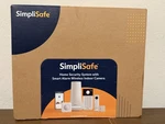 Open Box Simplisafe Home Security System, Indoor And Outdoor Cameras 8 Piece Kit. Fixed Price $89.99.