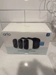 Arlo Essential 2k Outdoor Security Camera 2nd Gen White (3 Pack) New!. Fixed Price $84.99.