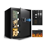 Biometric Safe, 2.0 Cu Ft Fingerprint Home Safe Box With Fireproof Waterproof.... Fixed Price $218.71.