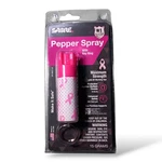 Sabre Pepper Spray With Key Ring 15 Grams Breast Cancer Pink Ribbon Patter. Fixed Price $11.00.