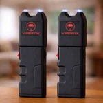 (2) Vipertek Tactical Stun Gun Self Defense Rechargeable 700bv With Led Light. Fixed Price $49.99.