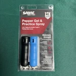 Sabre Pepper Gel Kit With Blue Water Practice Spray, 25 Bursts, Maximum Strength. Fixed Price $16.50.