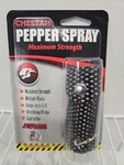 Cheetah Pepper Spray Keychain 1/2 Oz - Black Bling Case 12 Foot. Fixed Price $8.95.