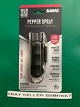 Sabre Red (black) Pepper Spray Self Defense Maximum Strength W/uv Dye W/key Ring. Fixed Price $14.99.