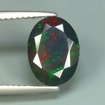 1.43 Cts Extreme Fire 100 % Natural Multi-color 3d Flash Welo Solid Black Opal. Fixed Price $9.90.