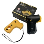 Defender 10 Mv Rechargeable Pistol Grip Stun Gun W/ Led Light & Holster Yellow. Fixed Price $24.95.