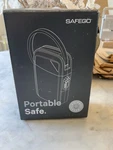 Safego Portable Travel Safe White Combination & Key Lock Water/impact Res.. Fixed Price $29.99.
