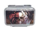 Smokezilla Skull Lovers 3 Compartment Air Tight Smoking Accessory Strong Box. Fixed Price $7.99.