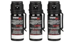 Sabre Crossfire Pepper Gel Fast Flip Top, Max Police Strength 3pack Spray. Fixed Price $47.98.
