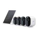 Arlo Essential Spotlight 4 Camera Security System With Solar Power Panel (white). Fixed Price $129.00.