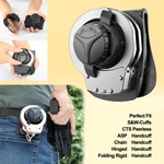 Police Duty Handcuff Holster Fit S&w Cuffs Asp Cts Peerless Chain Folding. Fixed Price $33.90.