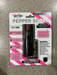 Super Cute Safety Stuff Pepper Spray Key Chain 10-12 Ft. Range Black. Fixed Price $12.00.