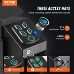Vevor Mounted Pistol Safe Biometric, Fingerprint/keypad/key Quick Access. Fixed Price $67.99.