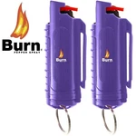 Burn Pepper Spray Maximum Strength Self Defense Security Keychain Black 2 Purple. Fixed Price $13.98.