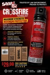 Sabre Crossfire Red Mk-4 Flip-top Gel Spray 3oz Expire 2030. Fixed Price $29.00.