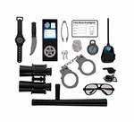 Police Force Play Kit; (14 Pc Set). Fixed Price $13.93.