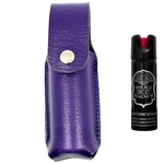 Police Magnum 3oz Safety Lock Pepper Spray Purple Holster Belt Clip Security. Fixed Price $11.99.