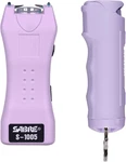 Sabre Pepper Spray & 2-in-1 Stun Gun With Flashlight, Self Defense Kit, Fast Fli. Fixed Price $34.96.