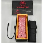 Vipertek Stun Gun Vts-979 - Pink Heavy Duty Rechargeable Led Flashlight Open Box. Fixed Price $20.92.