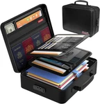 Fireproof Document Bag With Lock, Waterproof File Organizer 5 L.... Fixed Price $48.04.