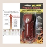 Wildfire 1. 4 1/ 2 Oz Police Home Defense Pepper Spray Keychain Rhinestone Red. Fixed Price $13.50.