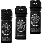 3 Police Magnum Pepper Spray 2oz Stream Fliptop Self Defense Security Protection. Fixed Price $21.99.