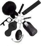 Safety Keychain For Women, Set With Personal Alarm, 9 Pcs Protec. Fixed Price $22.75.