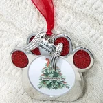 Christmas Tree Ornament In Loving Memory Pet Paw Dog Or Cat Photo Picture Frame. Fixed Price $15.99.