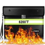 Upgraded Insulated Fireproof Money Bag With Lock For Cash6200 And .... Fixed Price $36.17.