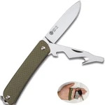 Ruike Keychain Knife 5-in-1 Multitool Folding Pocket 12c27 Steel Edc. Fixed Price $19.90.