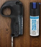 Sabre Quick Grip Pepper Spray Kit With Practice Canister Powerful Stream Usa. Fixed Price $16.99.