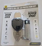 Guard Dog Security Door Lock & Pepper Spray Protection Set New. Fixed Price $21.88.