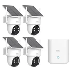 Aosu Solar Security Cameras Outdoor Wireless,4 Cam-kit,2k Color Night Vision. Fixed Price $234.99.