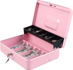 Xydled Cash Box With Money Tray And Key Lock,tiered, Cantilever Design,4 Bill /. Fixed Price $25.29.
