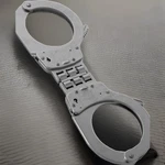 Oversize Handcuffs Leg Cuffs High Security W/keys Collectible 9.4 To 5.8 Wrist. Fixed Price $179.99.