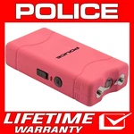 Police Stun Gun 800-380 Bv Mini Rechargeable Led Flashlight Pink. Fixed Price $11.95.